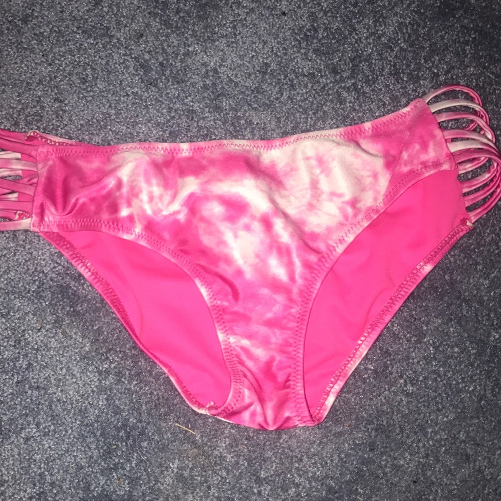 Pink Tye Dye Bikini Bottoms